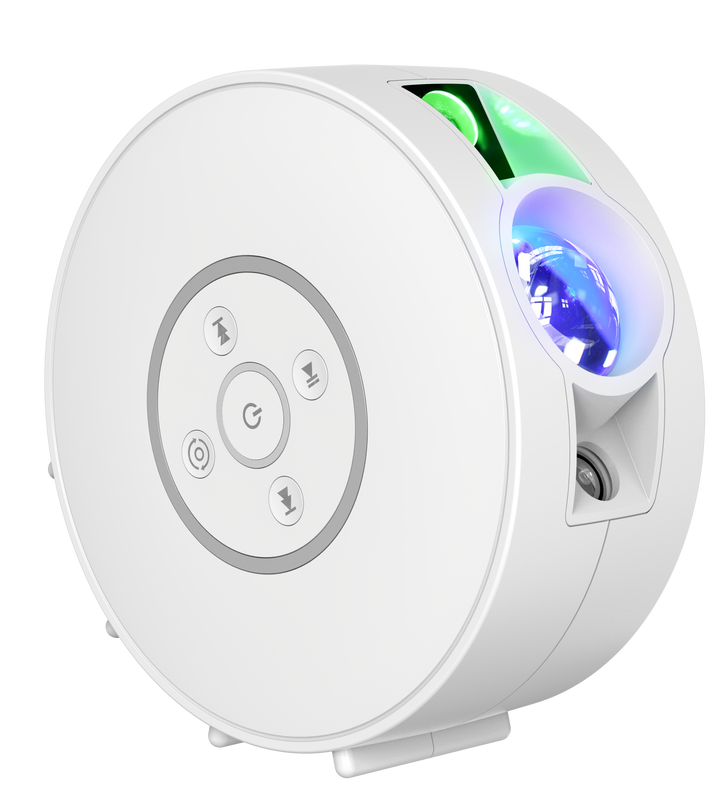 Projektor galaxie a noční oblohy – 6 kazet se snímky, Bluetooth reproduktor, ovládání pomocí aplikace