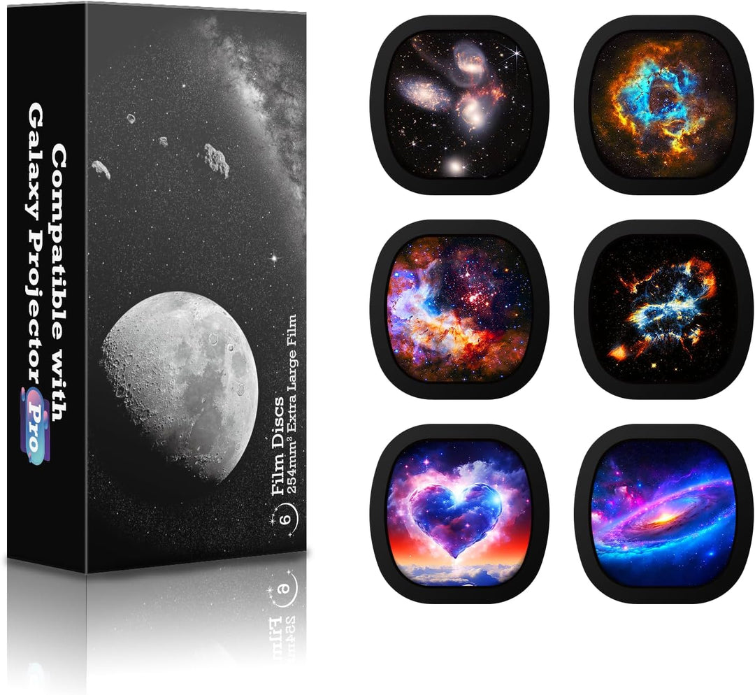 Doplňující sady kazet pro projektory galaxie Bolong & Nanxin – 4K snímky vesmíru, planet, mlhovin i dětských motivů