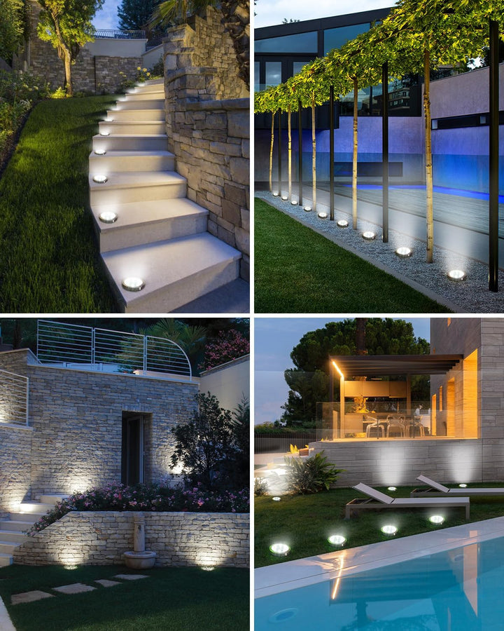 Solární LED světla na zahradu
