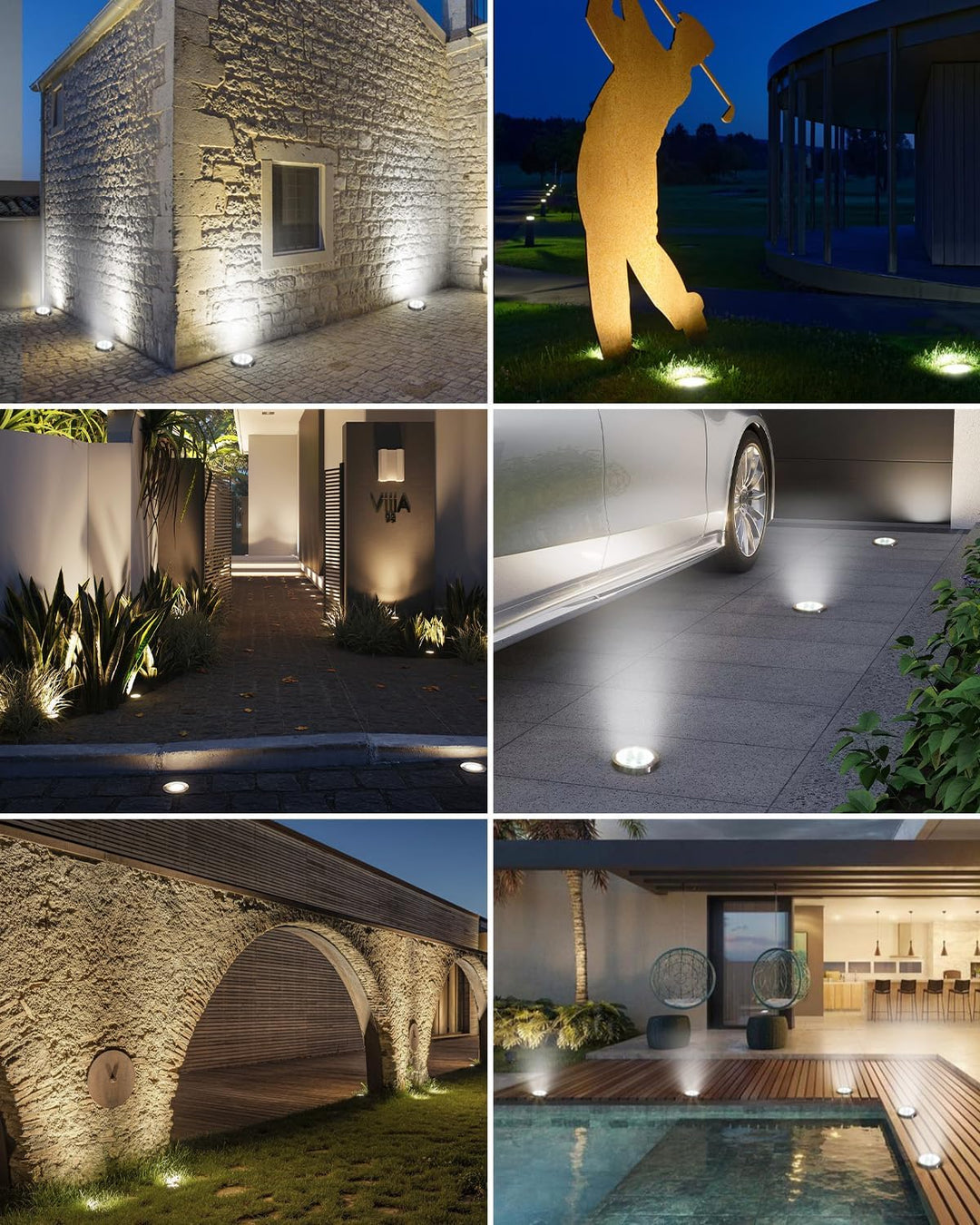 Solární LED světla na zahradu