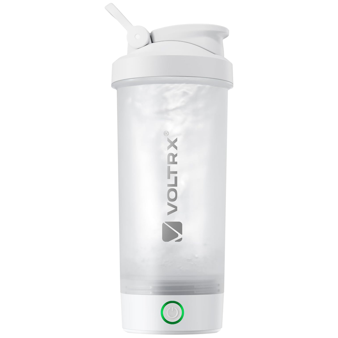VOLTRX Titanus Elektrický shaker na protein 700 ml, bílá
