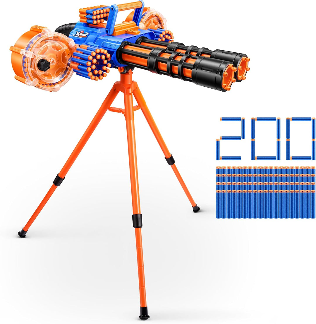 X-SHOT ZURU Insanity Dart Storm – motorový blaster se 200 šipkami a otočným stativem