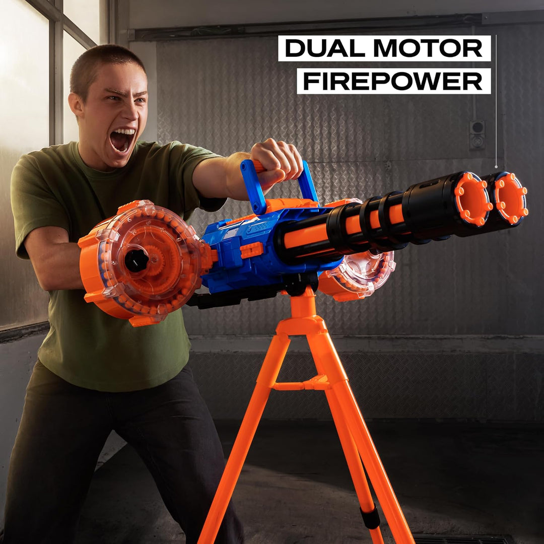 X-SHOT ZURU Insanity Dart Storm – motorový blaster se 200 šipkami a otočným stativem